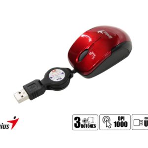 MOUSE GENIUS MICRO TRAVELER V2 USB RUBY