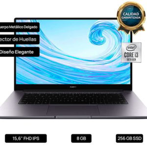 LAPTOP HUAWEI MATEBOOK D 15 BOHRB-WAI9A SPACE GRAY I3 10MA 8GB 256GB 15.6" W10H