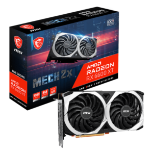 TARJETA DE VIDEO MSI RADEON RX 6600 XT MECH 2X 8G, 8GB GDDR6