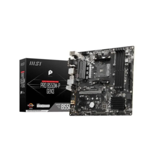 MOTHERBOARD MSI PRO B550M-P GEN3, CHIPSET AMD B550, SOCKET AMD AM4, MATX