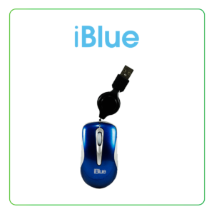 MOUSE IBLUE MINI RETRACTIL XMK-977 AZUL