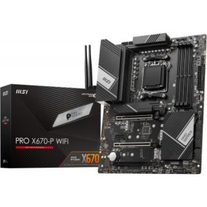 MOTHERBOARD MSI PRO X670-P WIFI, CHIPSET AMD X670, SOCKET AMD AM5, ATX