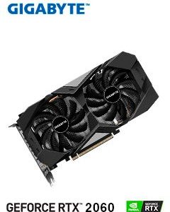 TARJETA DE VIDEO GIGABYTE NVIDIA GEFORCE RTX 2060 D6 6G (REV. 2.0) 6GB GDDR6, PCIE 3.0X 16