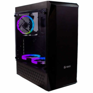 CASE GAMER TEROS TE-1141N, MID TOWER, ATX, 450W