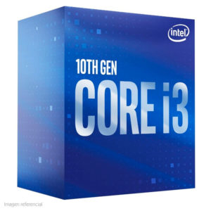 PROCESADOR INTEL CORE I3-10100, 3.60 GHZ, 6 MB CACHÉ L3, LGA1200, 65W, 14 NM
