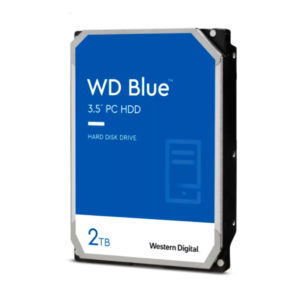 DISCO DURO WESTERN DIGITAL WD BLUE, 2TB, SATA 6.0 GB/S, 256 MB CACHE, 5400 RPM, 3.5