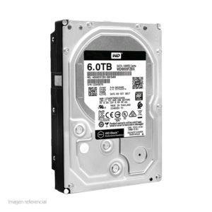DISCO DURO WESTERN DIGITAL WD BLACK, 6TB, SATA 6.0 GB/S, 256 MB CACHE, 7200 RPM, 3.5"
