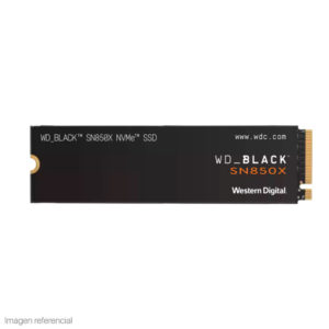 UNIDAD DE ESTADO SOLIDO WESTERN DIGITAL BLACK SN850X NVME 1TB, M.2 2280, PCIE GEN 4.0 X4.