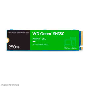 UNIDAD DE ESTADO SOLIDO WESTERN DIGITAL GREEN SN350, 240GB, NVME, M.2 2280, PCIE GEN3
