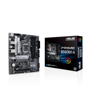 MOTHERBOARD ASUS PRIME B560M-A, INTEL B560, LGA1200, DDR4, LAN, 2 X HDMI, 1 X DP, USB 3.2