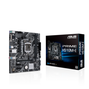 MOTHERBOARD ASUS PRIME H510M-E INTEL H510 LGA1200, VGA, HDMI, DP, LAN, USB 3.2 GEN1, M-ATX